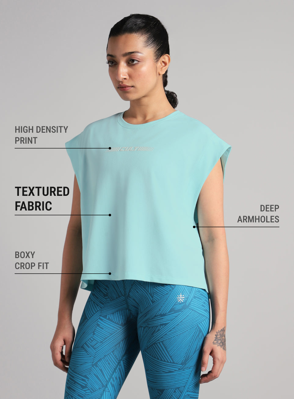 Women's Aqua Muscle Ease Boxy Fit T-shirt