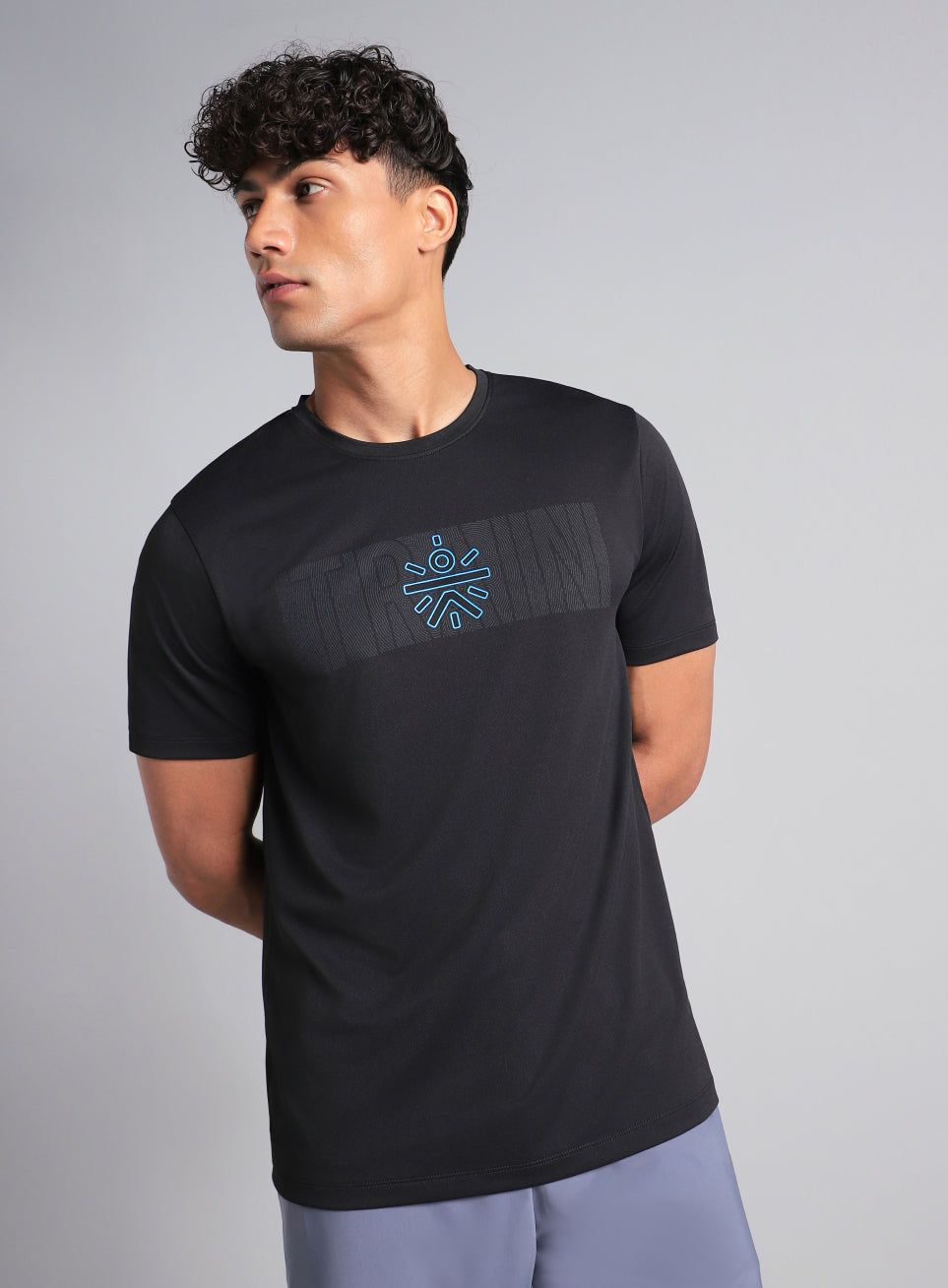 Men's Black Cult Train Graphic T-shirt