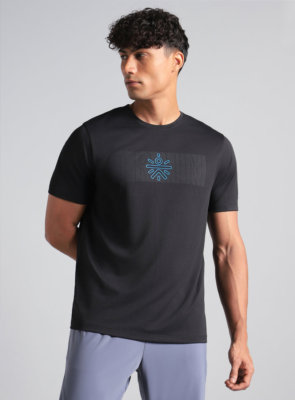 Men's Black Cult Train Graphic T-shirt