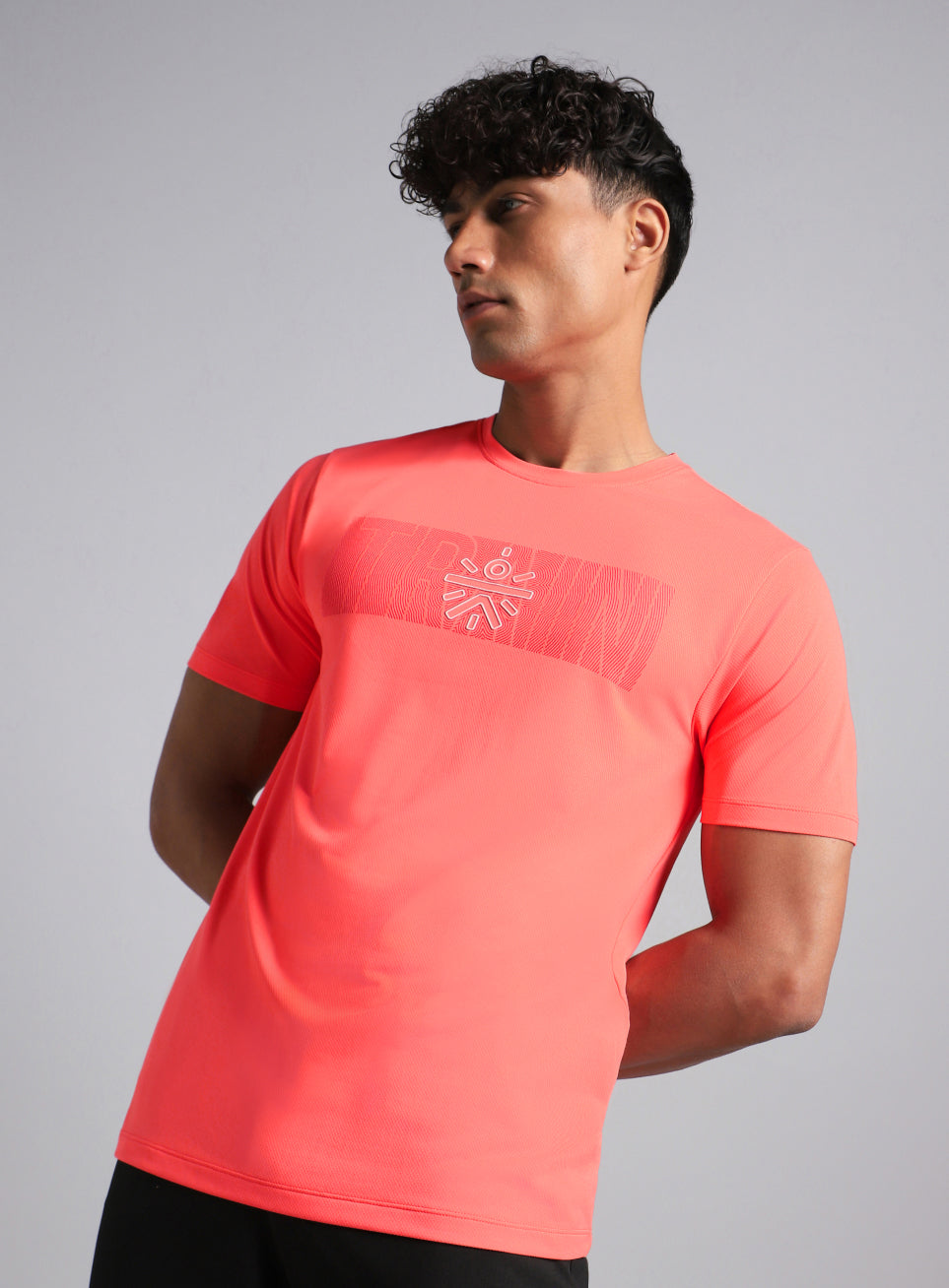 Men's Peach Cult Train Graphic T-shirt