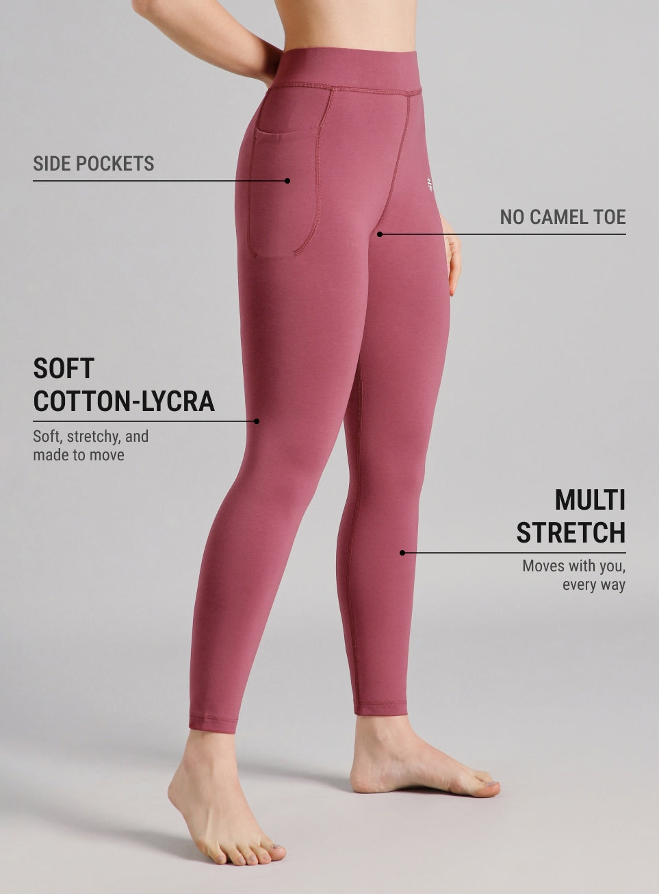 Women's Blush Embody Yoga Tights