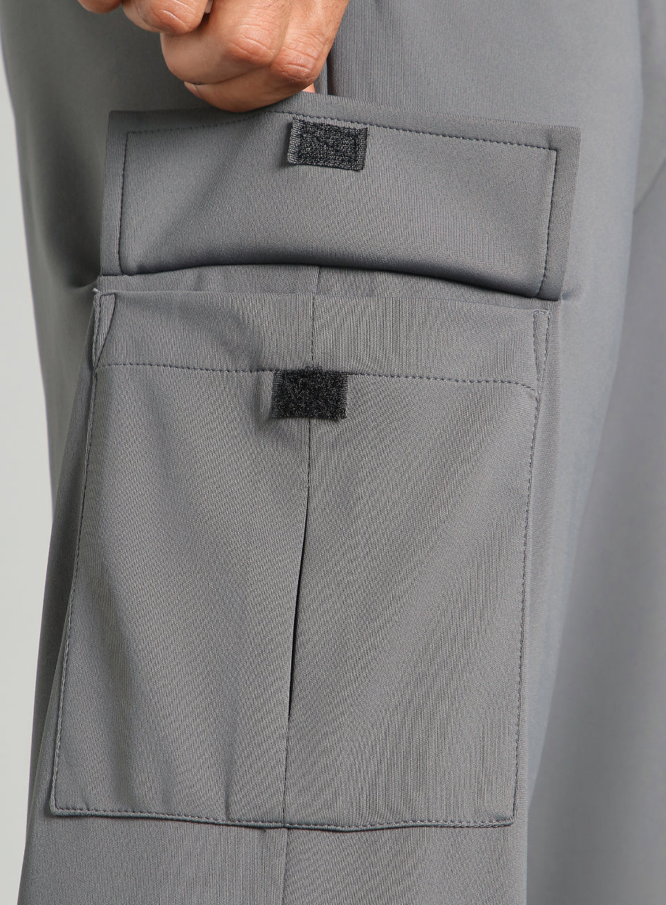 Men's Dark Grey Cargo Training Joggers