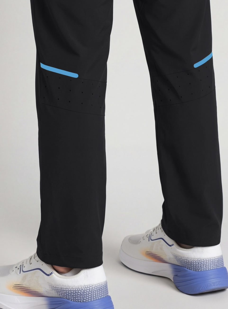 Men's Black Train In Train Out Premium Plus Size Trackpants