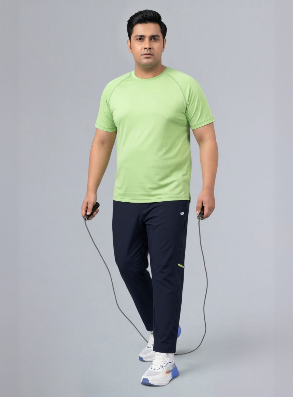 Men's Navy Train In Train Out Premium Plus Size Trackpants
