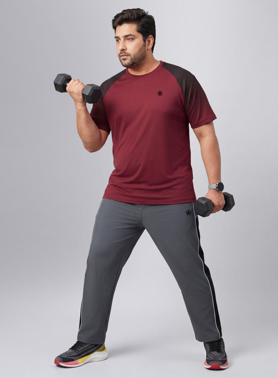 Men's Grey All Format Training Trackpants