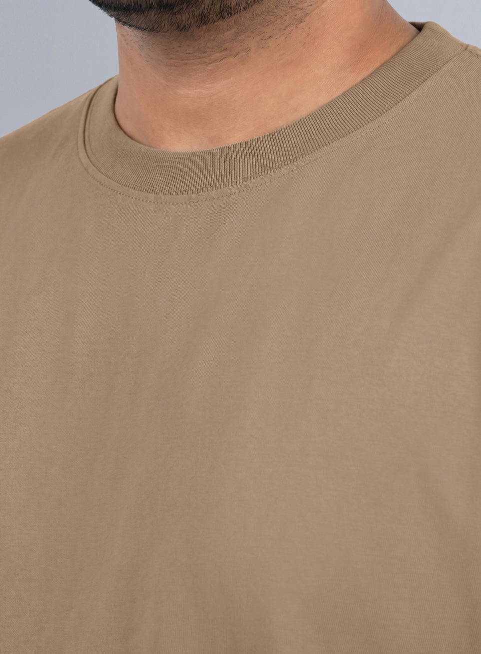 Men's Beige One More Rep Graphic Plus Size Oversized Fit T-shirt