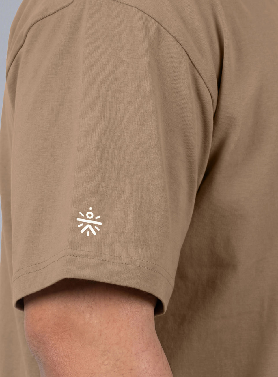 Men's Beige One More Rep Graphic Plus Size Oversized Fit T-shirt