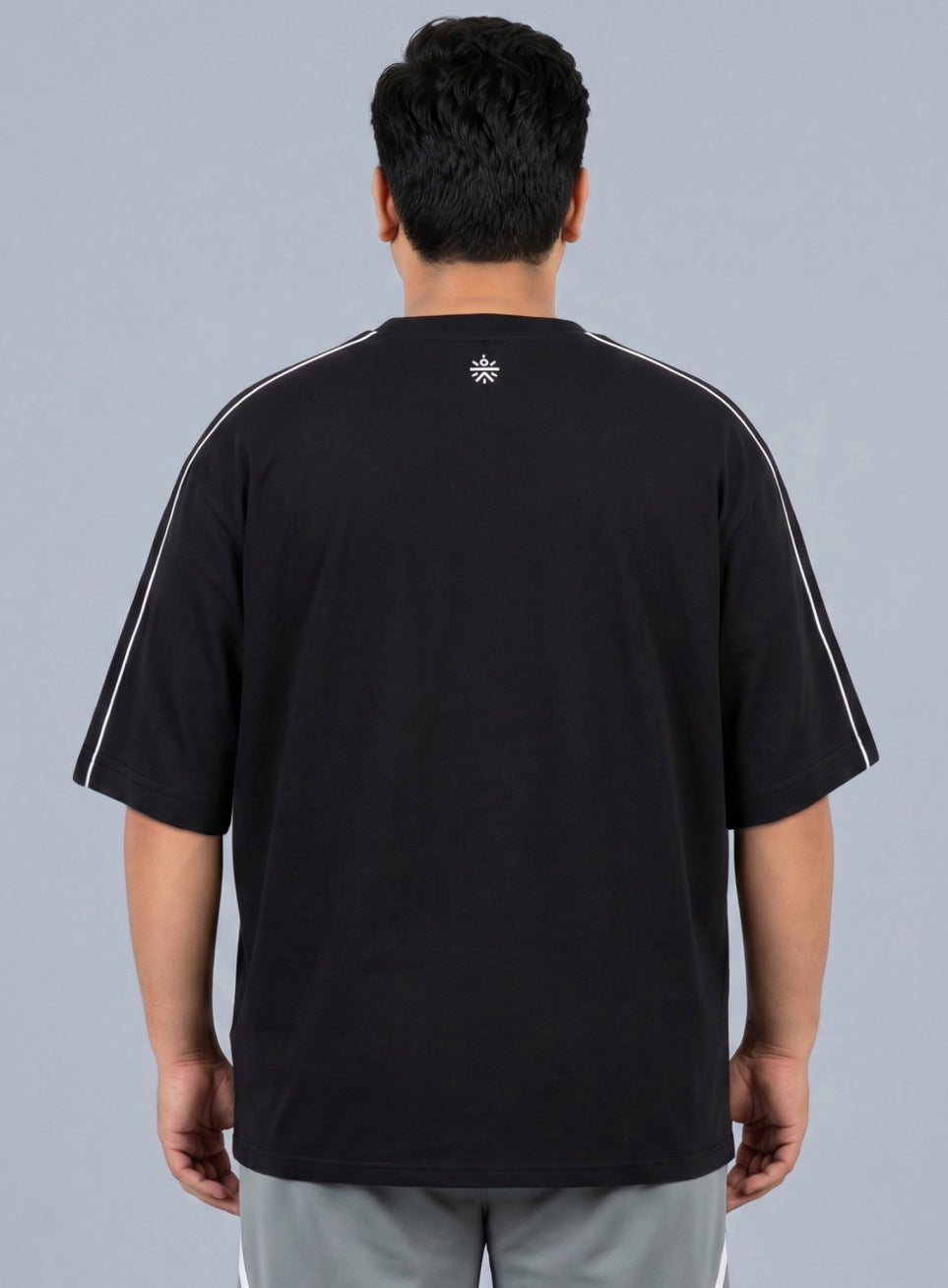 Men's Black Cult Brand Carrier Plus size Oversized Fit T-shirt