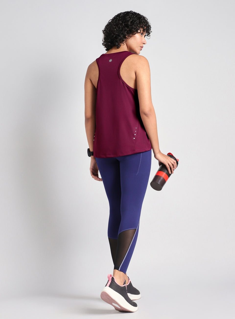 Women's Maroon after Dark Running Tank