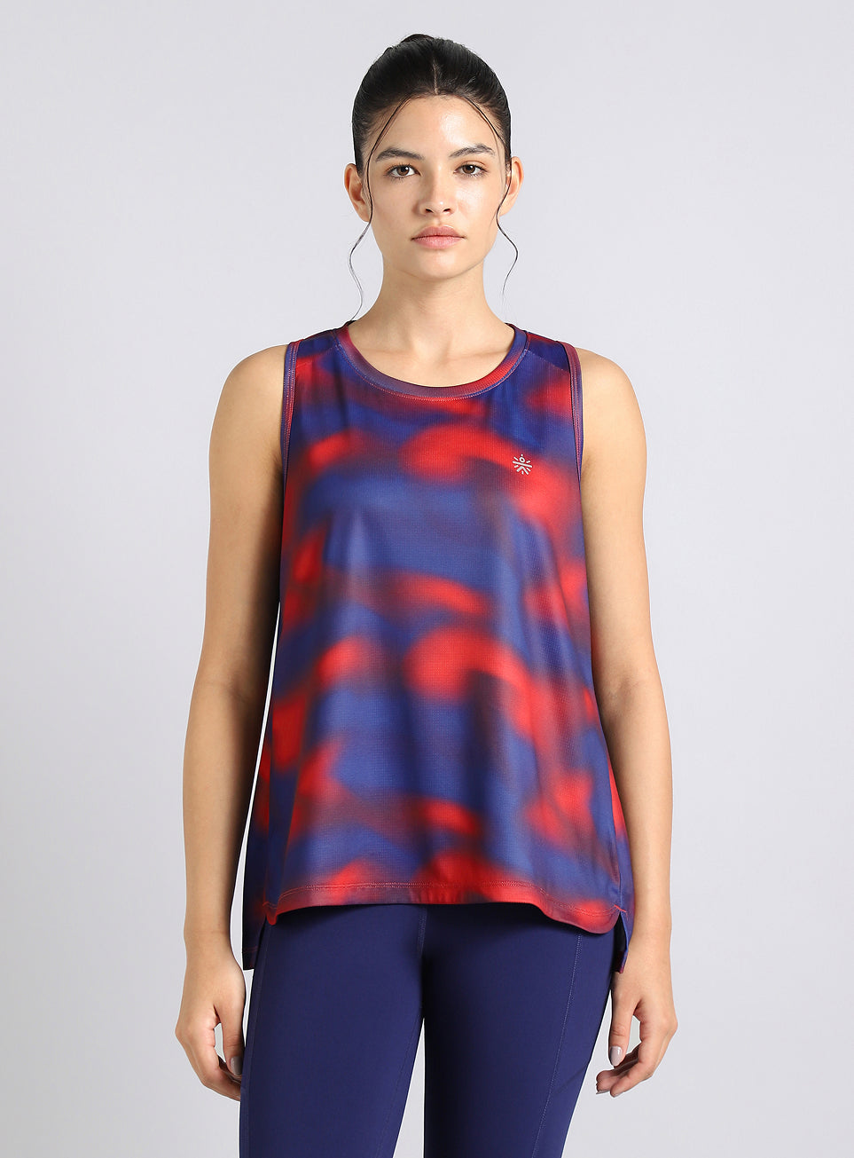 Women's Halo Print NIght Run Boxy Fit Tank