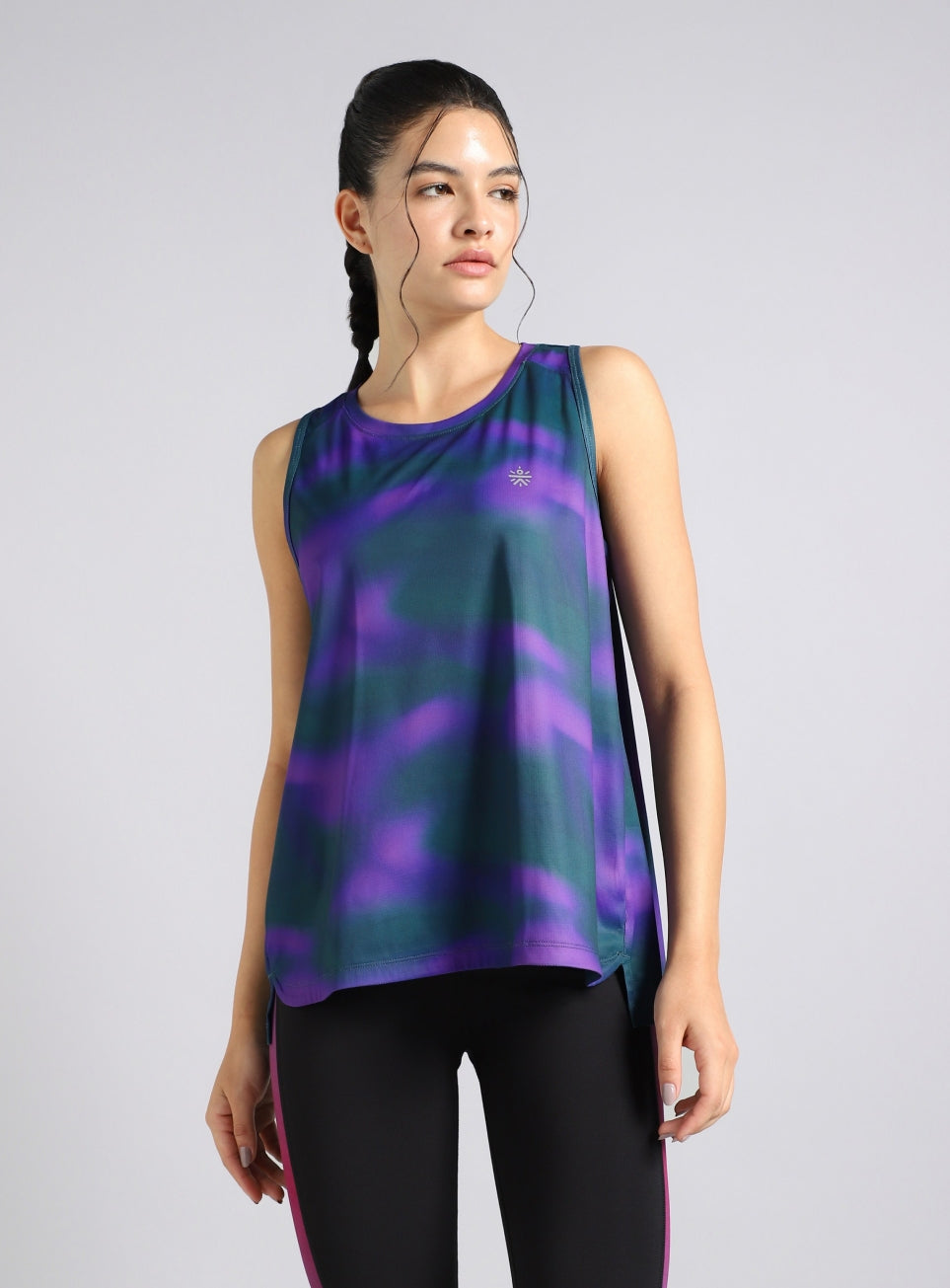 Women's Halo Print NIght Run Boxy Fit Tank