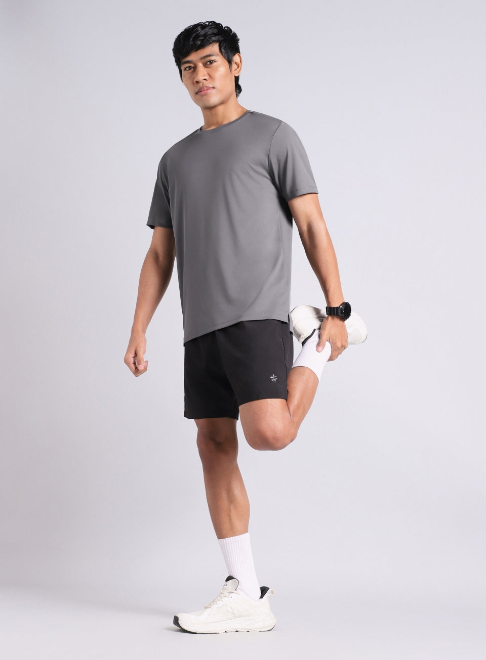 Men's Dark Grey After Dark Running T-shirt