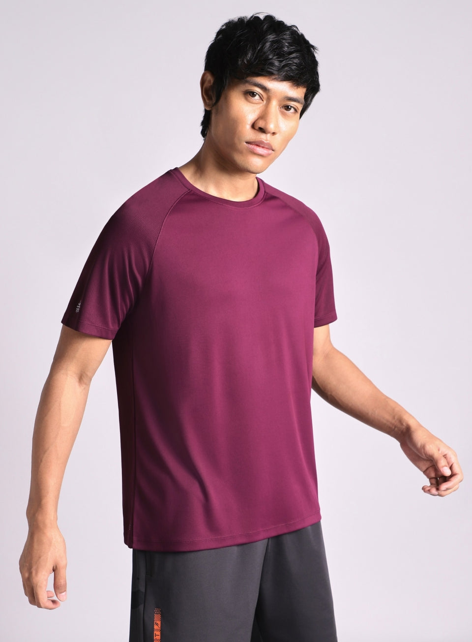 Men's Maroon Night Jogger T-shirt