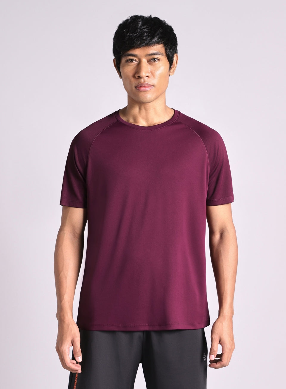 Men's Maroon Night Jogger T-shirt