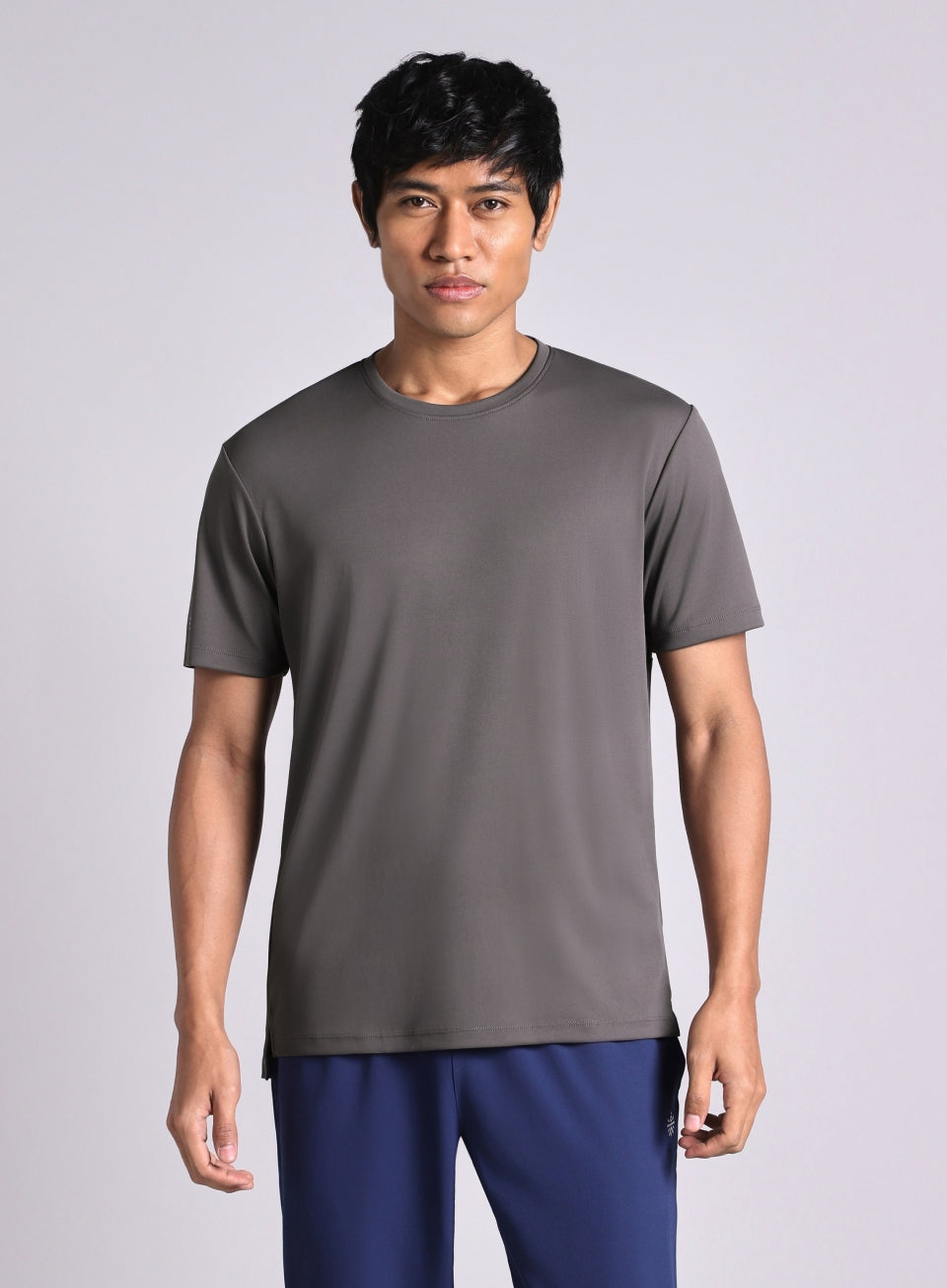 Men's Dark Grey Night escape Running T-shirt