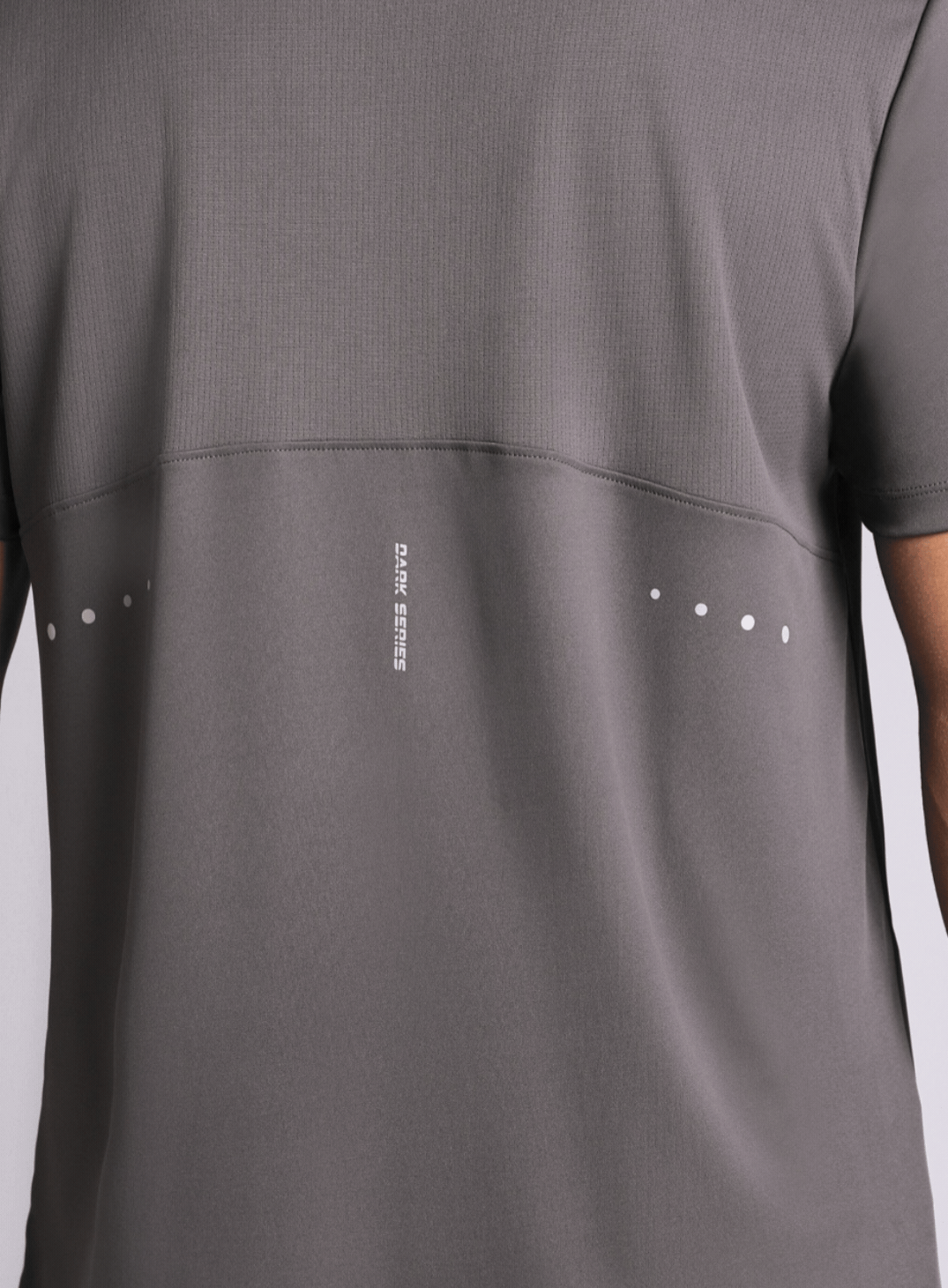 Men's Dark Grey Night escape Running T-shirt