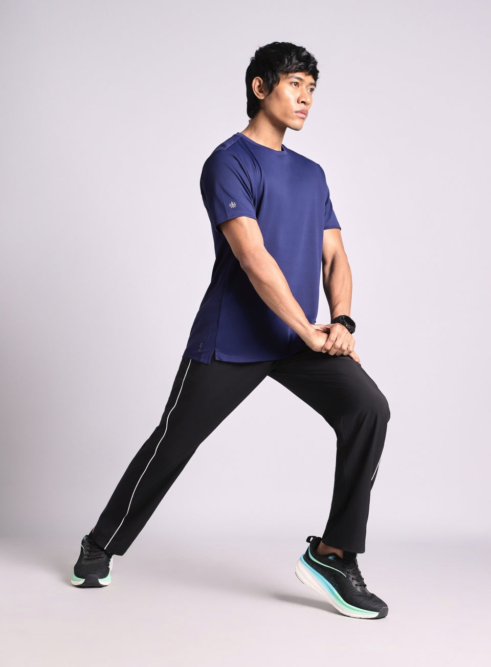 Men's Navy Afetr Dark Running T-shirt