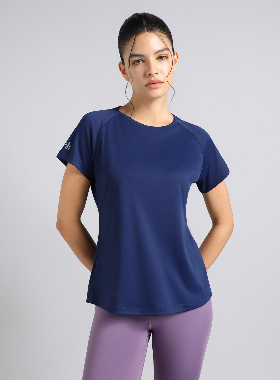 Women's Navy After Dark Running T-shirt