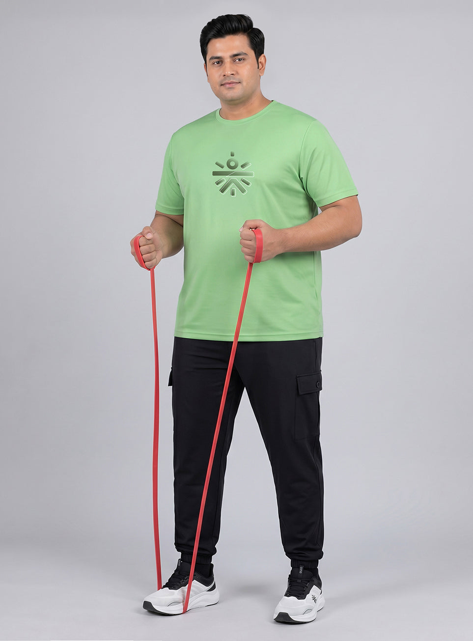 Men's Lime Cult Training Essential Plus Size T-shirt