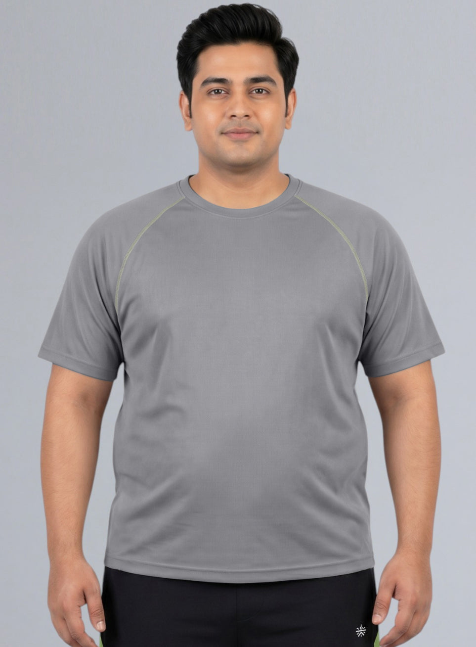 Men's Grey Everyday Workout Train T-shirt