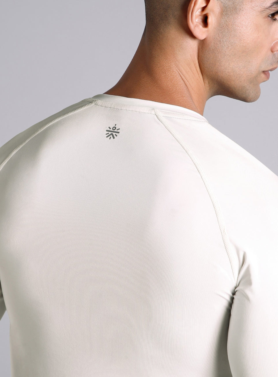 Men's White Base Layer Run Full Sleeve T-shirt