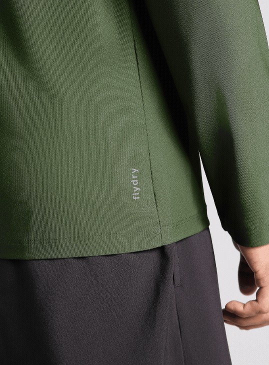 Men's Dark Green Base Layer Run Full Sleeve T-shirt