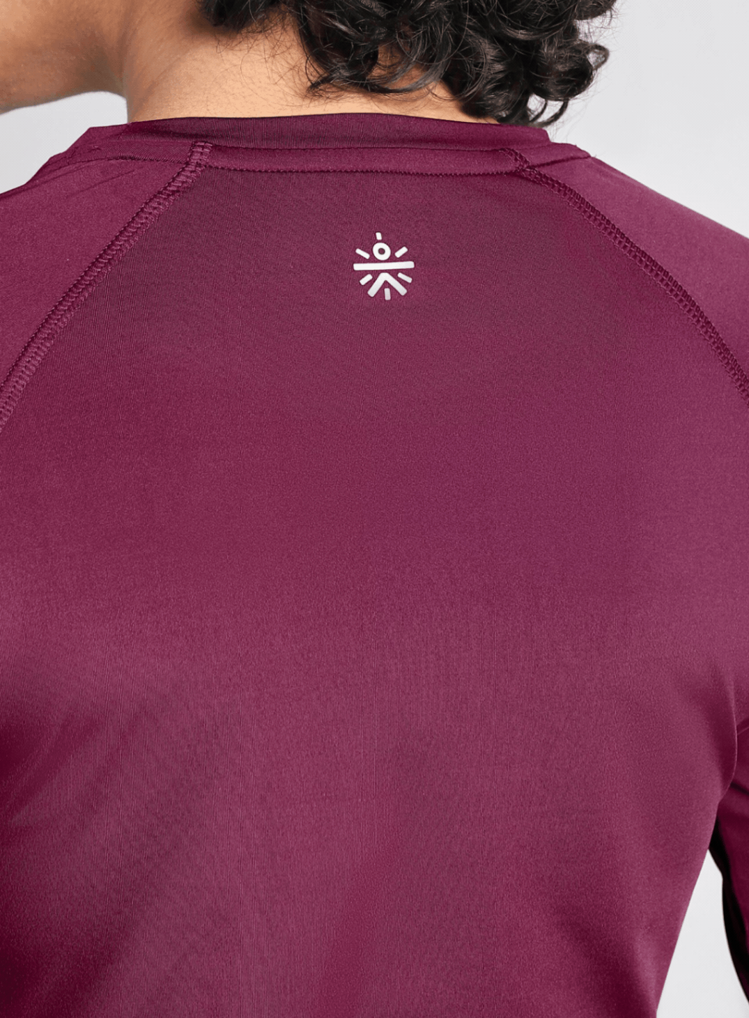 Women's Base Layer Wine Compression Running Top