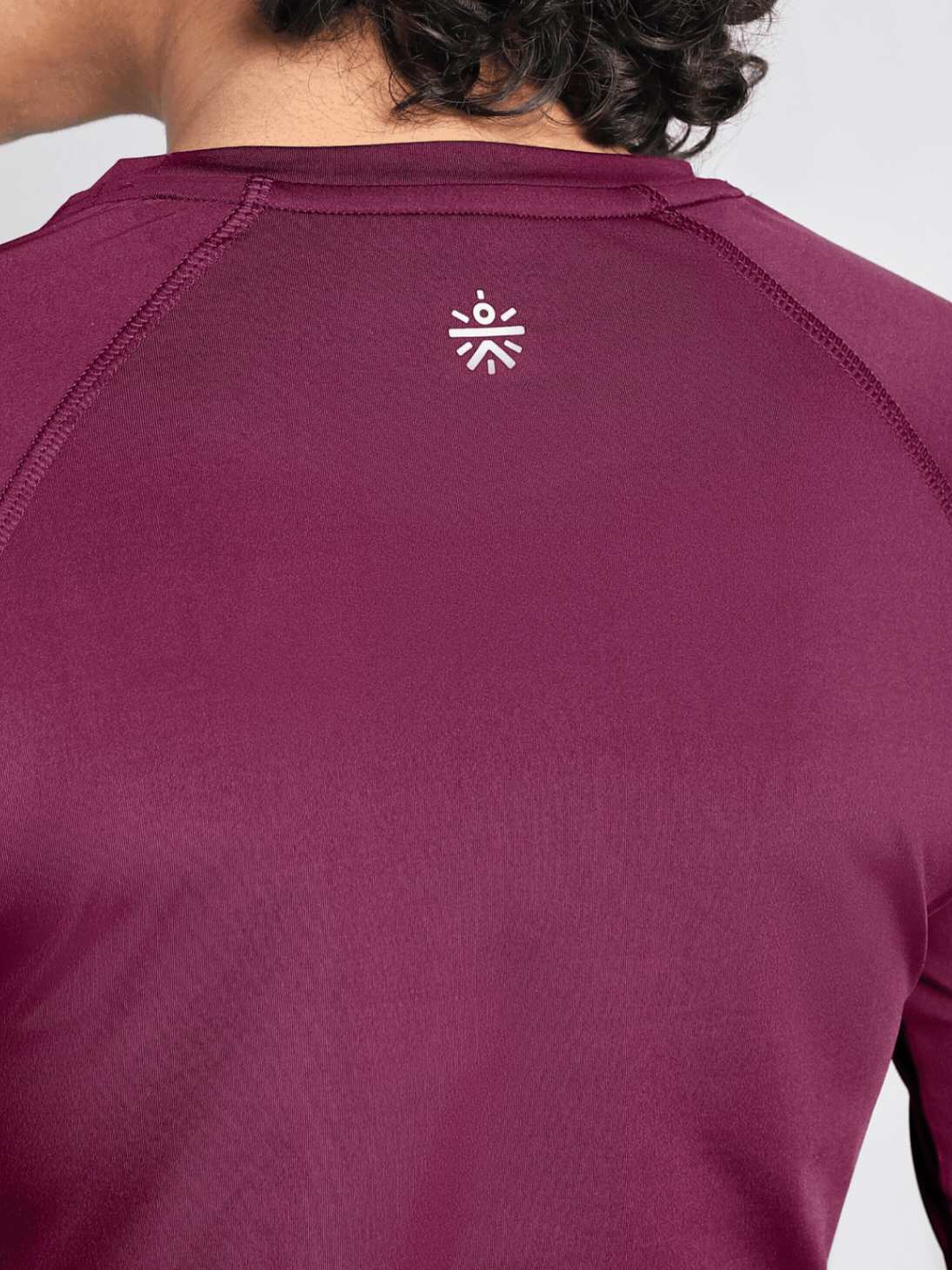 Women's Base Layer Wine Compression Running Top