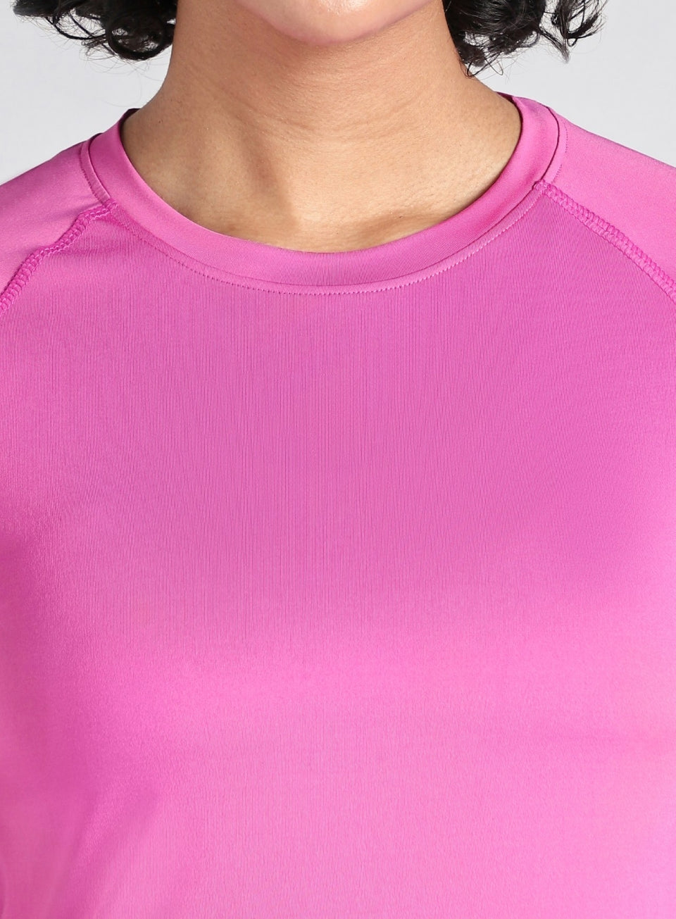 Women's Base Layer Pink Compression Running Top