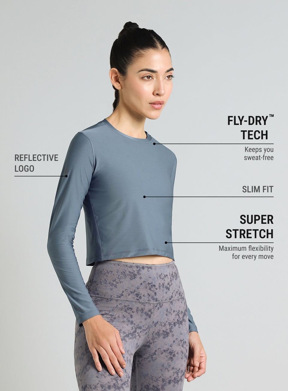 Women's Blue Runner's Escape T-shirt