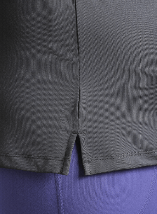Women's Grey Full Sleeve Plus Size Training T-shirt