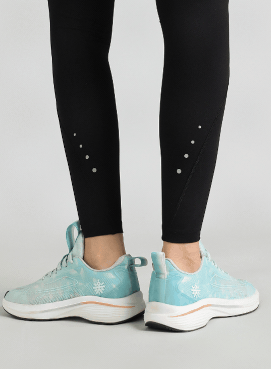 Women's Black Flow Form Yoga COMFlex Tights