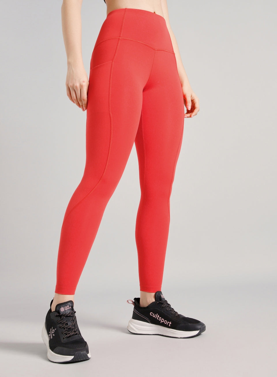 Women's Red Flow Form Yoga COMFlex Tights