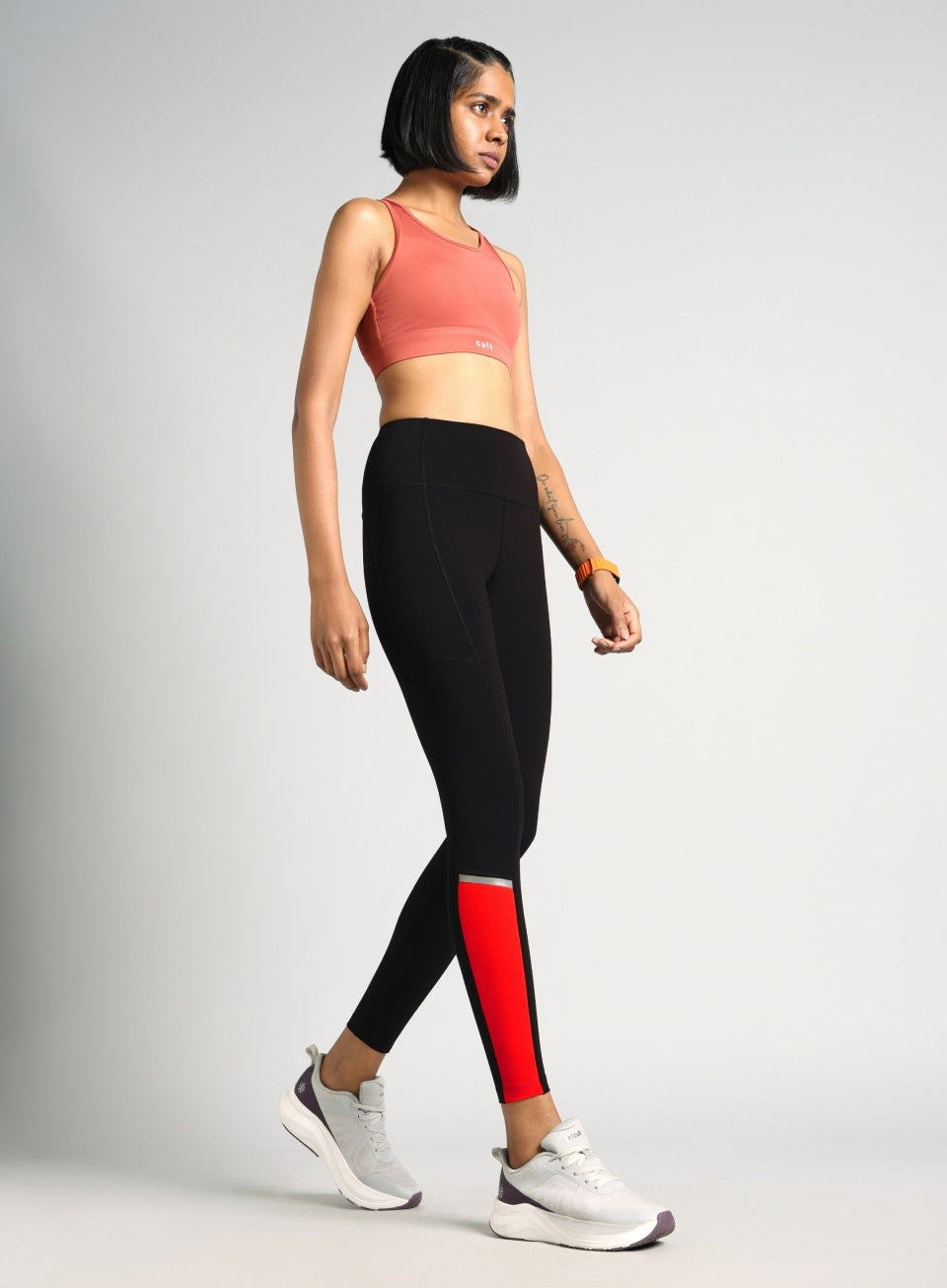 Women's Black Moonlight Running COMFlex Tights