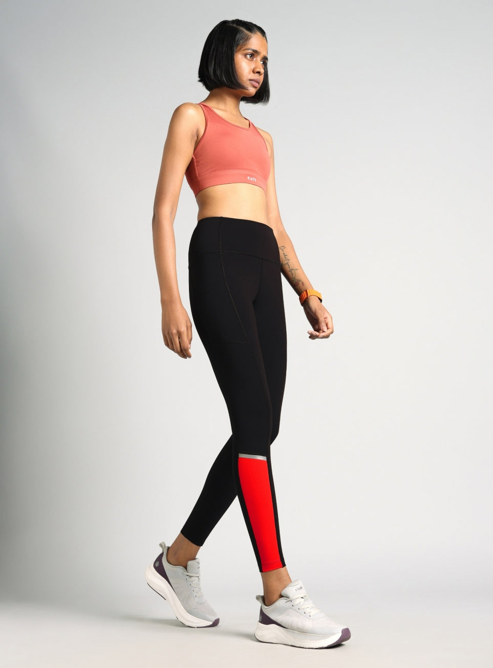 Women's Black Moonlight Running COMFlex Tights