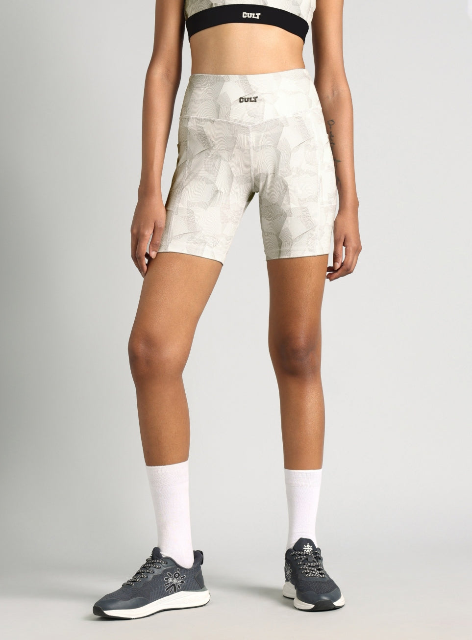 Women's White Combat training COMflex Training Cycling Shorts