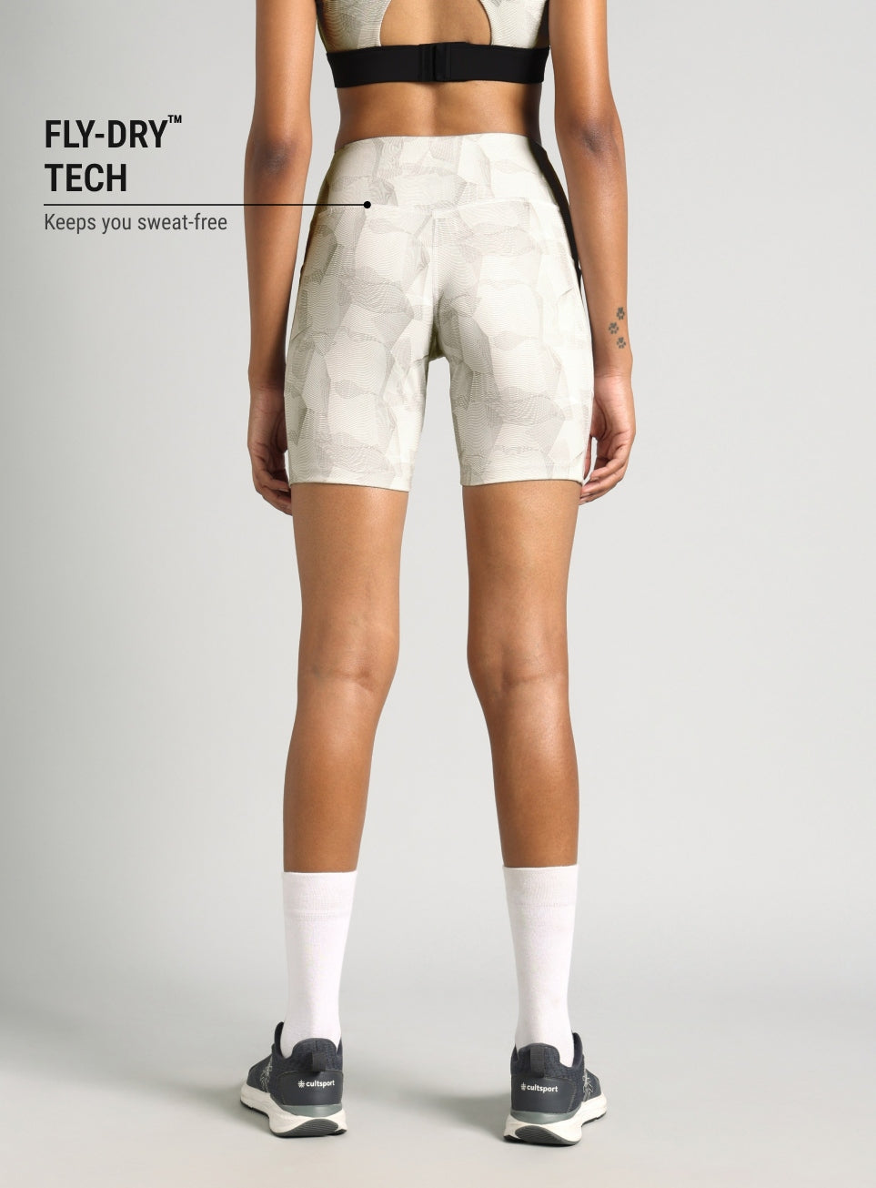 Women's White Combat training COMflex Training Cycling Shorts