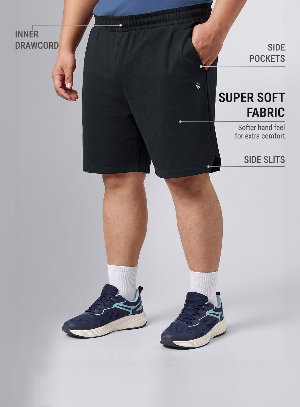 Men's Back Move All Day Plus Size Shorts