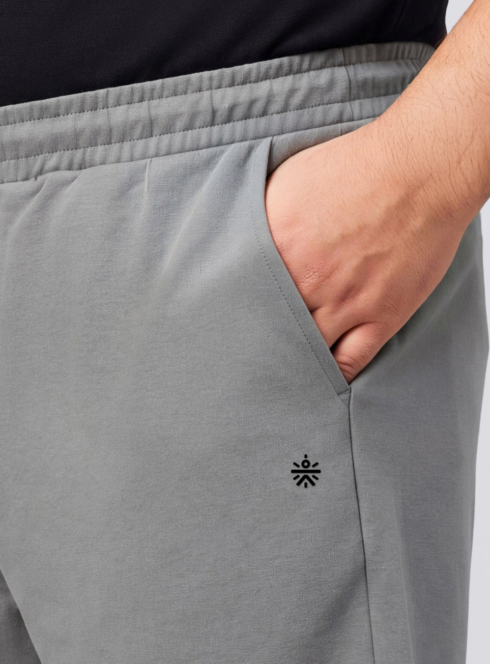 Men's Grey Move All Day Plus Size Shorts