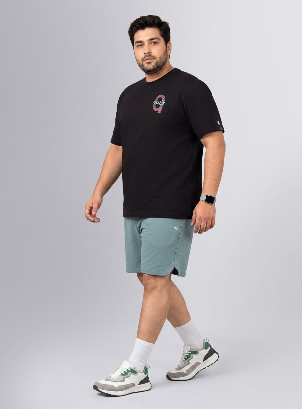 Men's Blue Move All Day Plus Size Shorts