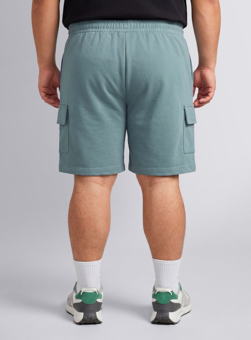 Men's Blue Move All Day Plus Size Cargo Shorts