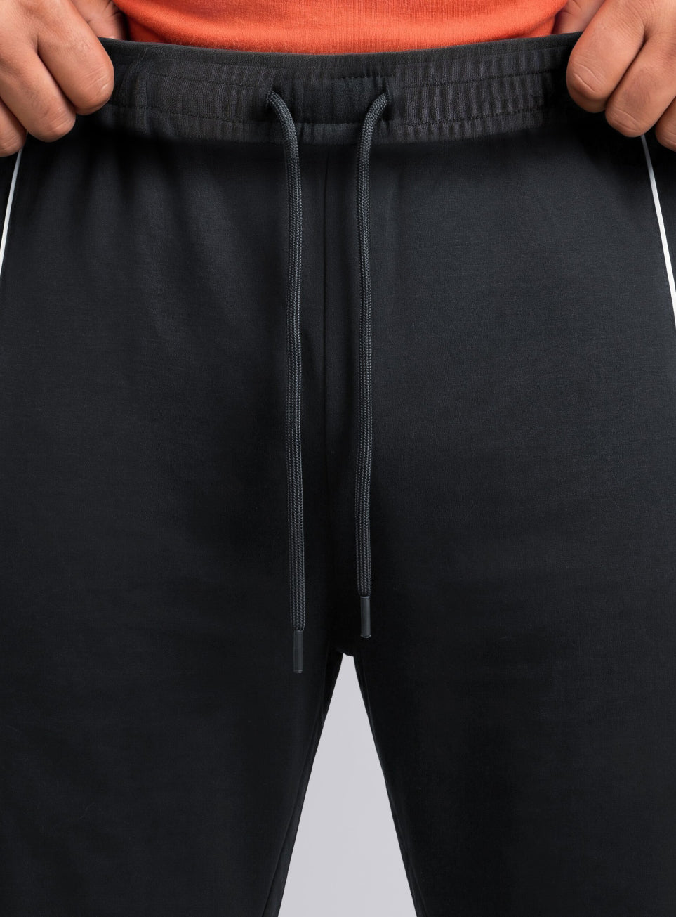 Men's Black Beyond Play Plus Size Trackpants