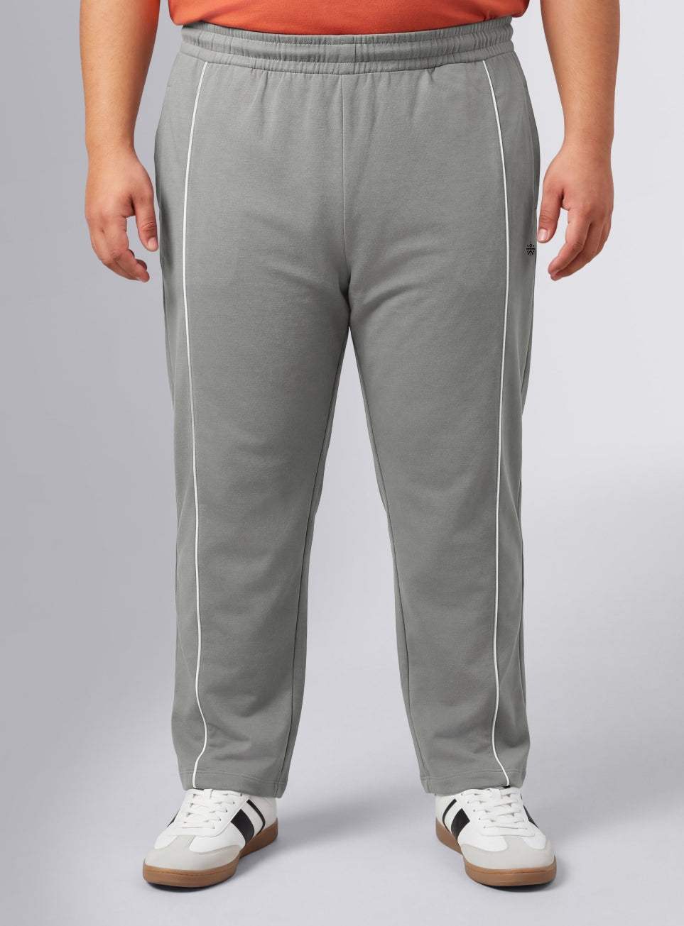 Men's Grey Beyond Play Plus Size Trackpants