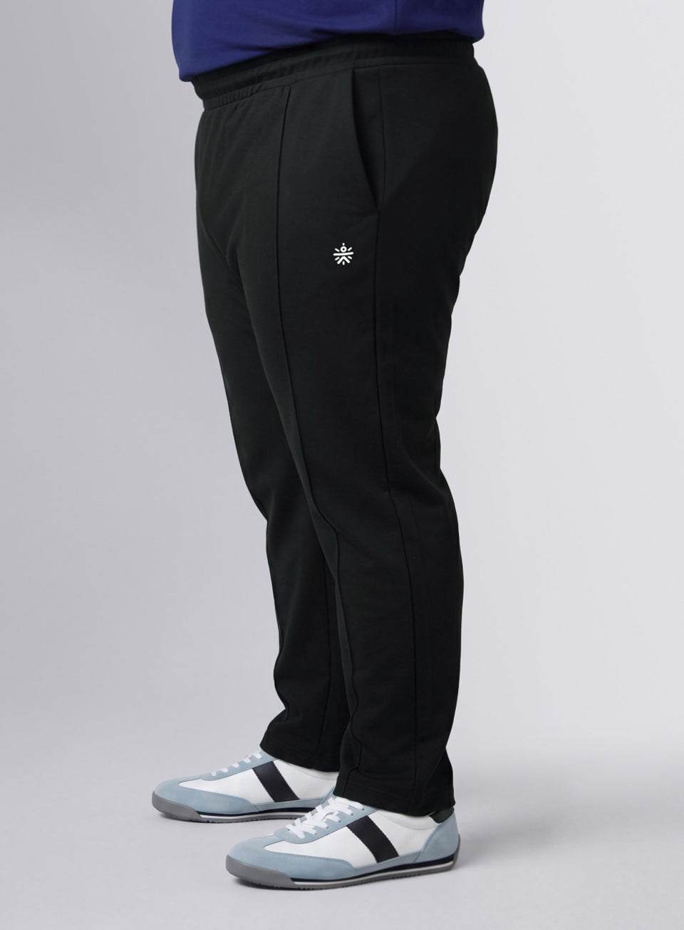 Men's Black All Day Play Straight Fit Trackpants