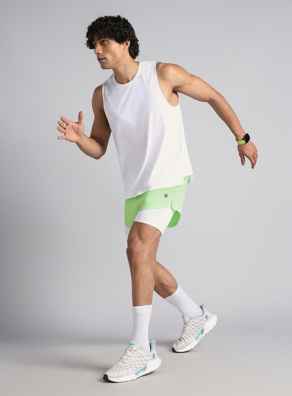 Men's Lime Run the Mile CULT ZERO Shorts
