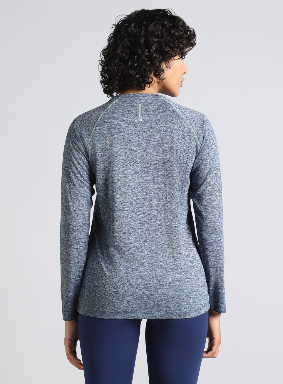 Women's Navy Active Day COMFORtech Full Sleeve T-shirt