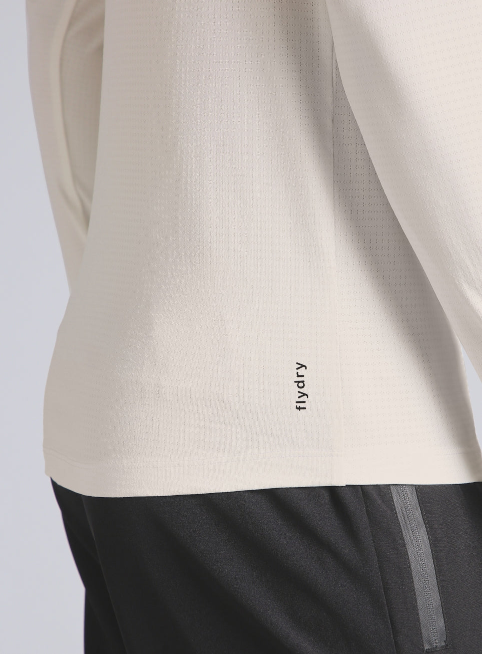 Men's Off White HIIT Training Form Full Sleeve T-shirt
