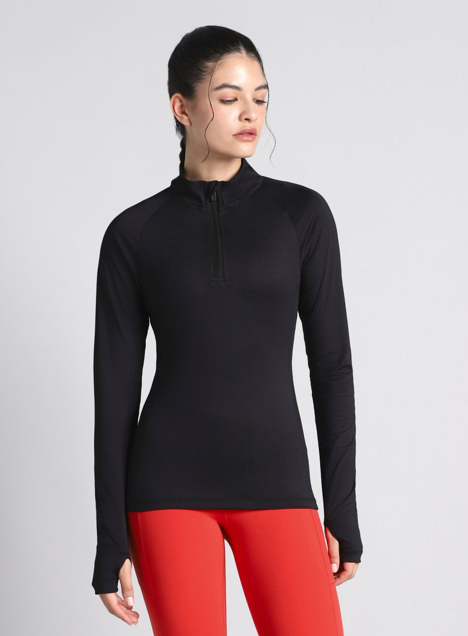 Women's Black After Dark Full Sleeve Running T-shirt