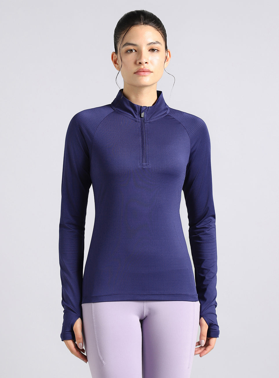 Women's Navy After Dark Full Sleeve Running T-shirt