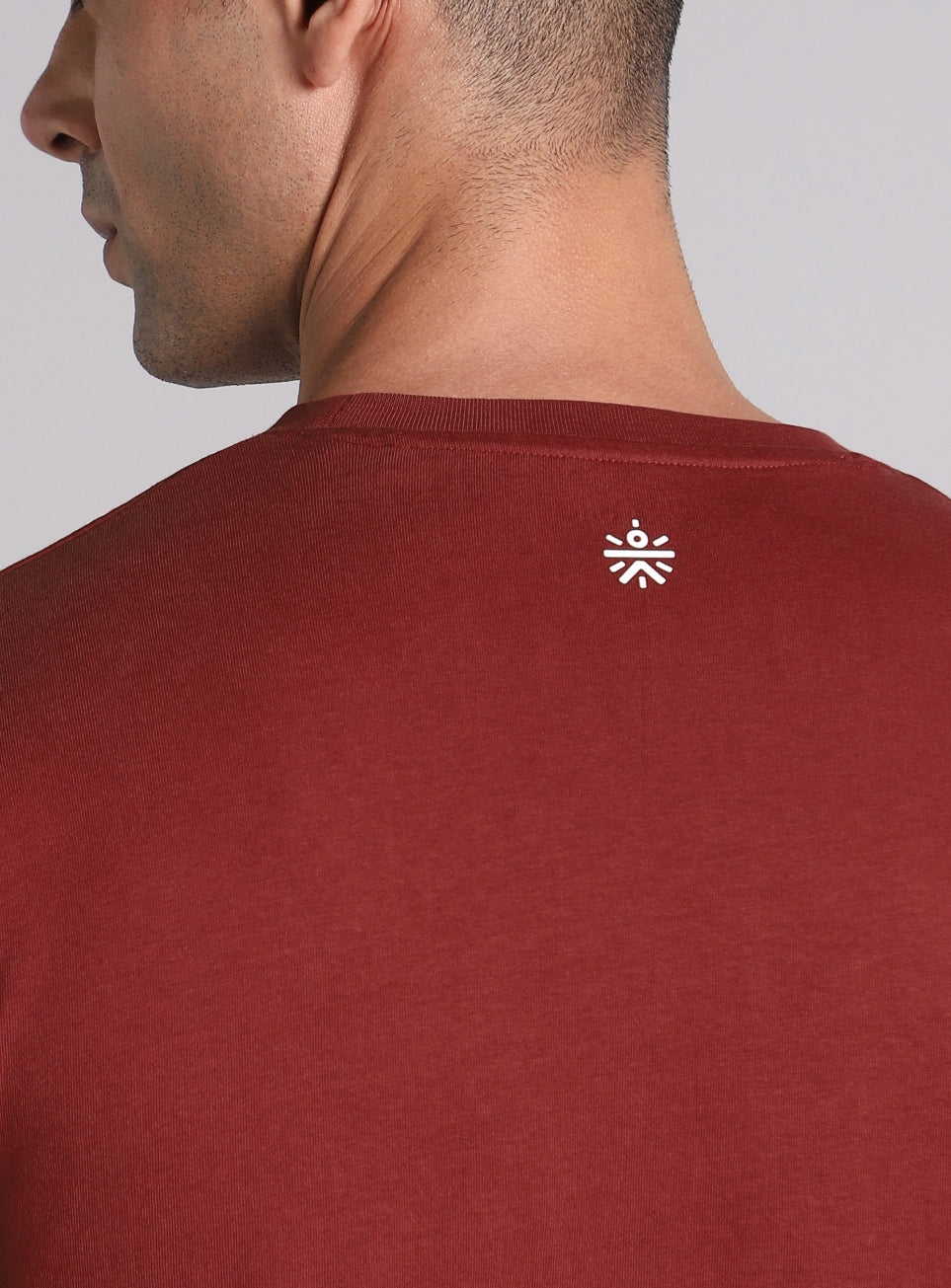 Men's Maroon Cult Graphic Full Sleeve T-shirt